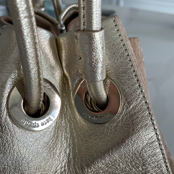 Large Kate Spade suede purse - Picture 5 of 12